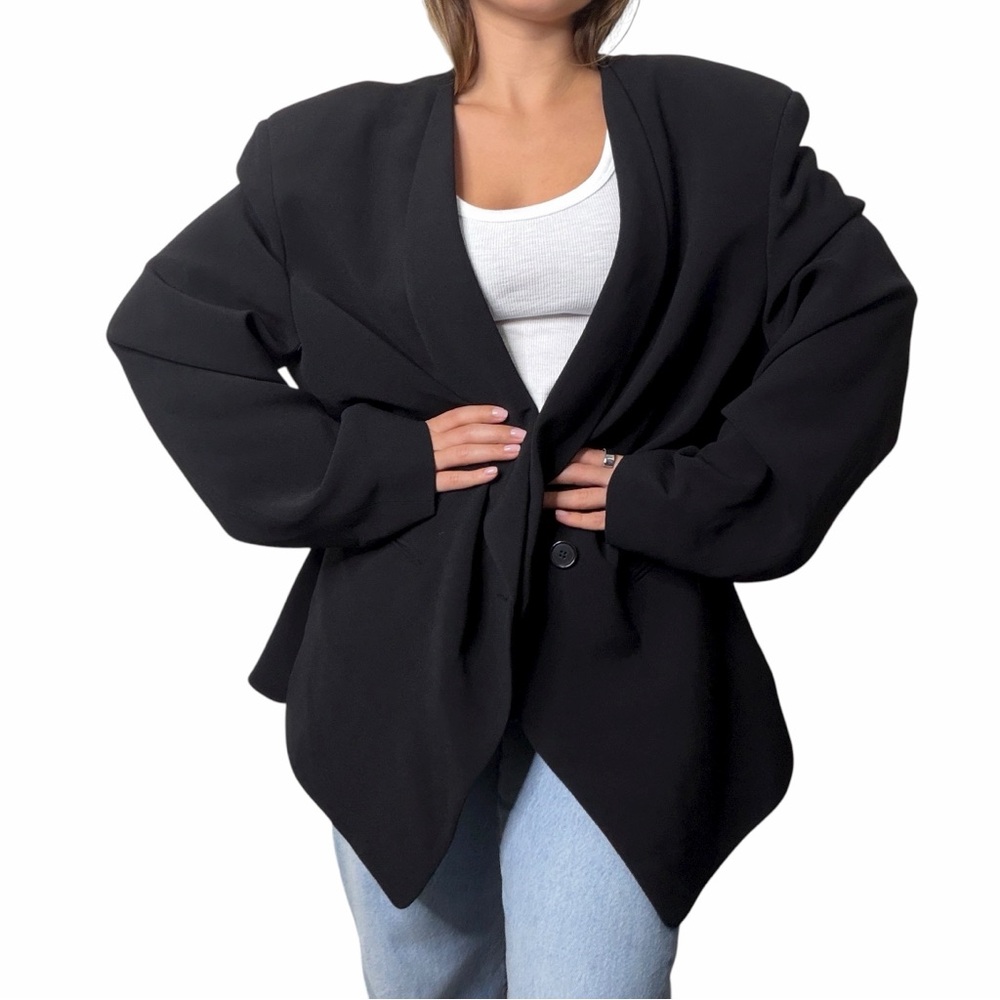 The Row Black Blazer Oversized‎